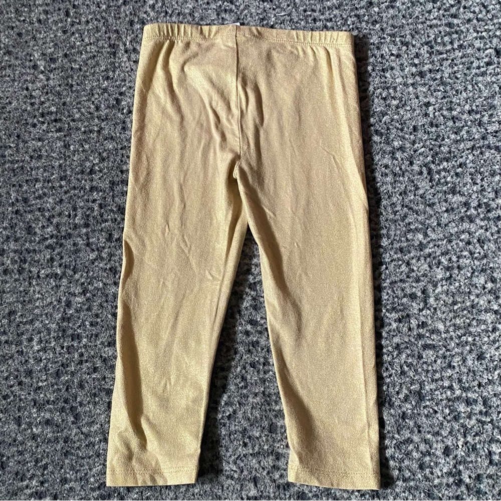 Healthtex Girls Gold/tusk Glitter 3T Pants. Open to offers